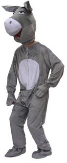 Verkleedpak mascotte Ezel Zilver - Grijs