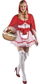 Verkleedpak Roodkapje Dames Rood Maat 36/38