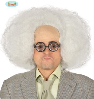Verkleedpruik Heren Synthetisch Wit One-size