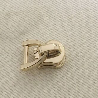 Verkocht 1Pc 5 # Universal Instant Zipper Reparatie Kit Vervanging Rits Metalen Rits Hoofd Voor Diy Rits kleding Accessoire licht goud