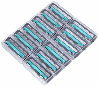 Verkoop 12 pcs/kit mannen Scheren Scheermesjes Messen Razor Blade Gezichtsverzorging Voor mannen Scheermes Kit Normale Grootte