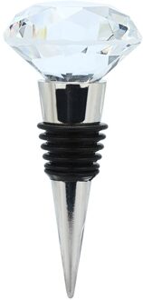 Verkoop 30/40Mm Wijn Stoppers Diamond Crystal Rvs Champagne Stopper Mousserende Wijn Fles Plug Sealer Handig