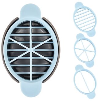 Verkoop 3in1 Koken Gereedschap Cut Multifunctionele Ei Slicer Cutter Mold Flower Edges Gereedschap Handig Ei Slice Split Apparaat