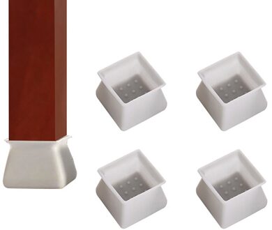 Verkoop 4 Stks/set Stoel Been Floor Voeten Cap Cover Protector Voeten Pads Anti-Slip Tafel Stoel Been Caps voet Bescherming Bottom Cover grijs