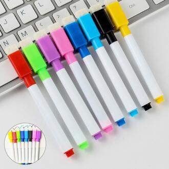 Verkoop! 8Pcs Magnetische Uitwisbare Kantoor School Whiteboard Tekening Pen Markers Briefpapier Magnetic