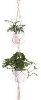 Verkoop Handgemaakte Macrame Plant Pot Lade Plant Pot Hange Plant Hanger Plant Opknoping Voor Tuin Plant Lade F