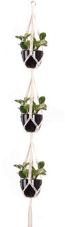 Verkoop Handgemaakte Macrame Plant Pot Lade Plant Pot Hange Plant Hanger Plant Opknoping Voor Tuin Plant Lade Opknoping Manden H 180 cm