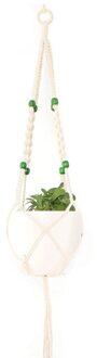 Verkoop Handgemaakte Macrame Plant Pot Lade Plant Pot Hange Plant Hanger Plant Opknoping Voor Tuin Plant Lade Opknoping Manden K 105 cm