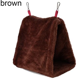 Verkoop Huisdier Vogel Papegaai Parkiet Warm Hangmat Kooi Hut Tent Bed Opknoping Cave Bruin