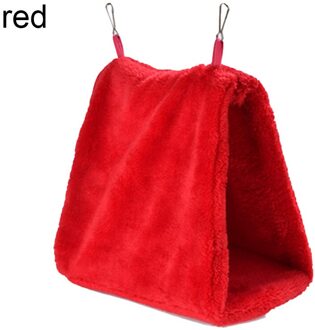Verkoop Huisdier Vogel Papegaai Parkiet Warm Hangmat Kooi Hut Tent Bed Opknoping Cave Rood