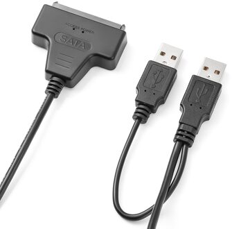 Verkoop Usb 3.0 Of USB2.0 Naar Sata 22Pin Adapter Kabel Voor 2.5 / 3.5 Inch Hdd Externe Voeding harde Schijf Converter