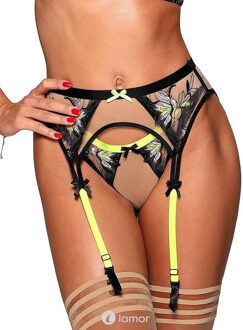 Verleidelijke tule string kelly - Maat: XS