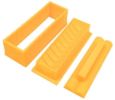 Verlengd Hart Vorm Sushi Mold Plastic Diy Sushi Maker Tool Rijst Roll Maken Kit Non Stick Druk Bento Box Koken praktische