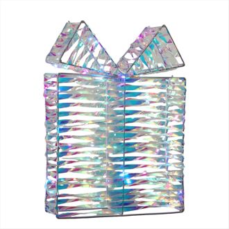 Verlichte Cadeaudoos - 60 Led's - Multikleur - 40,5cm - Binnen