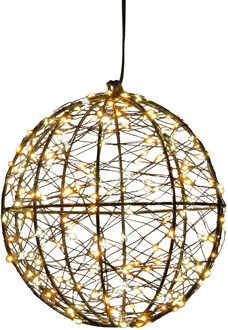 Verlichte kerstbal - 3D - D18 cm - 200 led -warm wit