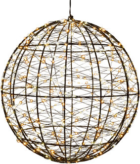 Verlichte kerstbal - 3D - D35 cm - 500 led -warm wit