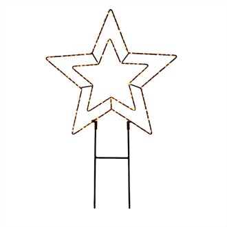 Verlichte Kerstster - 180 Led's - Warm Wit - 38cm - Buiten