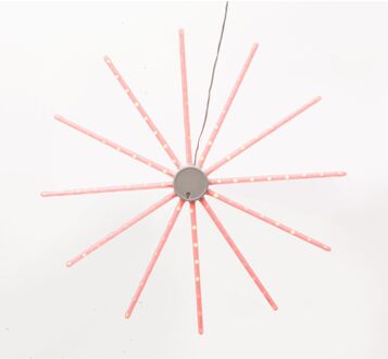 Verlichte Ster Lichtsnoer - 96 Led's -multikleur - 28cm - Buiten