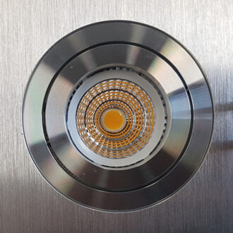 Verlichtingsset Sanimex Njoy 3 LED Spots 9x8 cm Geborsteld Alu Sanimex