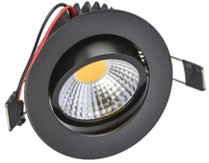Verlichtingsset Sanimex Njoy Downlight 5 Dimbaar IP44 Zwart Sanimex