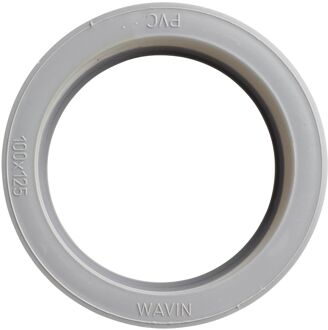 Verloop 100x125mm Grijs 1xlm