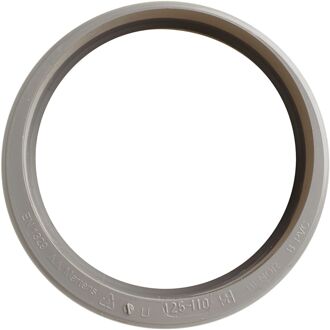 Verloop 110x125mm 1xlm Grijs