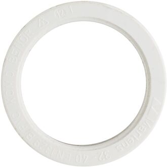 Verloop 32x40mm 1xlm Wit