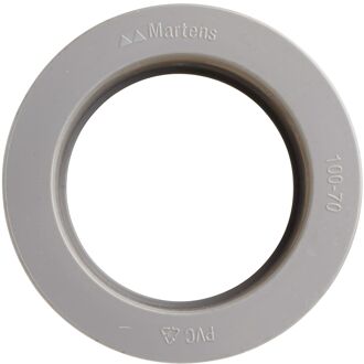 Verloop Met 1x Lijmmof - Hwa - Pvc - Grijs - 70x100mm