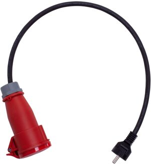 Verloopkabel Draagbare Lader Rood Cee-schuko 16a