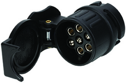 Verloopstekker 13 naar 7 polig kort adapter 80100001P