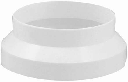 verloopstuk kunststof wit 125 - 150 mm
