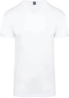 vermont 3P V-hals shirts wit - S
