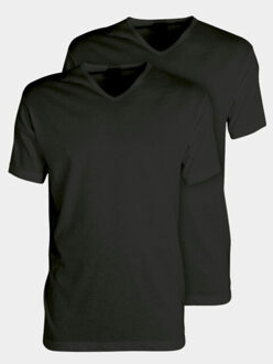 Vermont Zwart V-Hals Heren T-shirt-2 Pack - XL