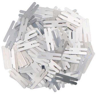 Vernikkeld Staal-0.2x8x28mm Tab Geleidende Plaat H Stijl voor 18650 Batterij Lassen 500 stuks