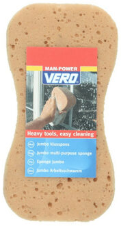 Vero grote schoonmaakspons / viscose autospons - 22 x11 cm - schoonmaakartikelen/auto wassen