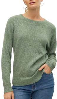 Vero Moda Casual Shirt Met Lange Mouwen Dames Green