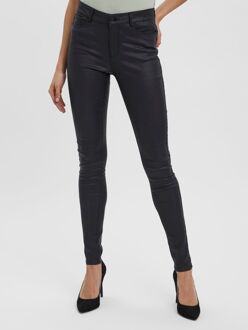 Vero Moda coated broek Zwart - 36-34 (S)