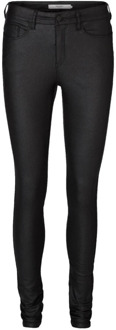 Vero Moda coated broek Zwart - 38-34 (M)