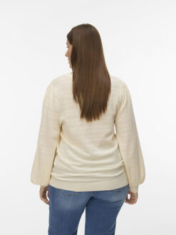 Vero Moda Curve Trui LIMONE ecru - 42;46