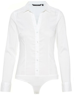 Vero Moda Dames bodysuit Vmlady New Vero Moda , White , Dames - Xl,L,M,S