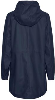Vero Moda Dames/Dames Malou Regenjas met Coating (Marine) - maat Navy