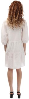 Vero Moda Dames/Dames Mooie 3/4 Mouwen Mini Jurk (Wit) - EU 36 / UK 8