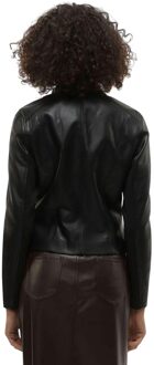 Vero Moda Dames/Dames Riley jasje van imitatieleer (Zwart) - maat EU 38 / UK 10