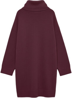 Vero Moda Dames/Dames Waterman Roll Neck Jumper Dress (Wijn) Wijnrood - EU 42 / UK 14