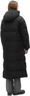 Vero Moda Dames Klea Lange Gewatteerde Jas (Zwart) - maat