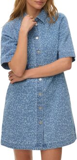 Vero Moda Fenja 2/4 Frayed Denim Jurk Dames - XL