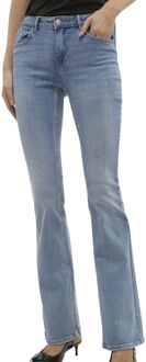 Vero Moda Flash Mid Rise Flared Jeans Dames lichtblauw - L-32