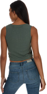 Vero Moda Gemma jersey hemdtopje voor dames, groen - maat EU 38 / UK 10