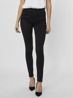 Vero Moda high waist skinny jeans zwart - 34-30 (XS)