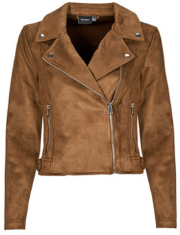 Vero Moda Leren Jas Vero Moda VMJOSE" Bruin - S, M, L, XL